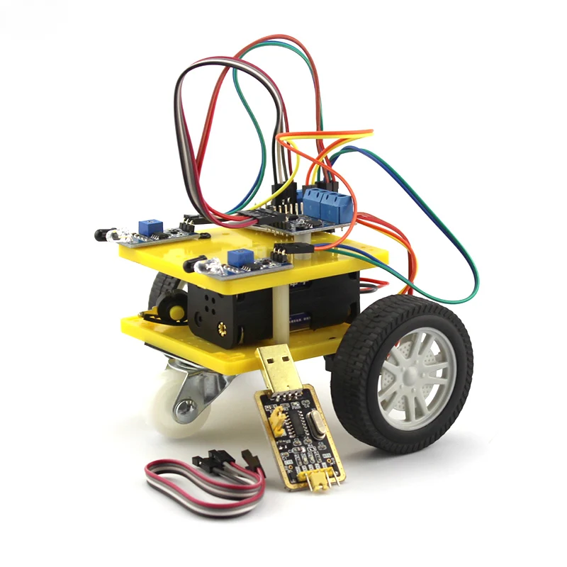 Model 7575 N20 Smart Car (Included System), Geared Motor DIY Robot Makes Toy Car Chassis