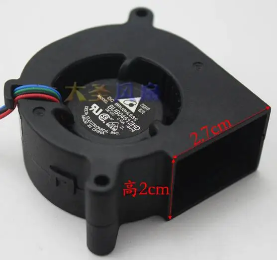 Wholesale: original Delta BUB04512HD-BV16 12V 0.15A four-wire projector turbine cooling fan