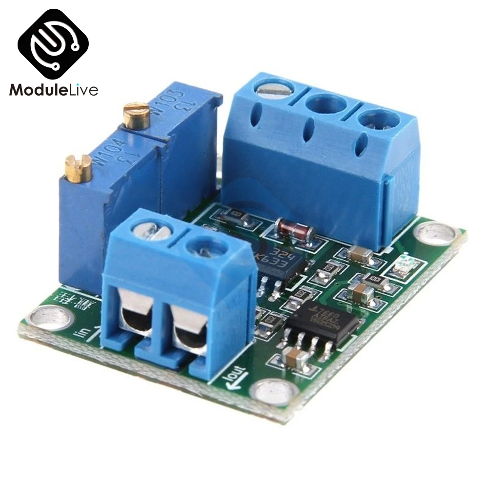 Newest DC 7V-35V 0-2.5V 3.3V 5V 10V 15V Current to Voltage 4-20mA to 0-5V Isolation Transmitter Signal Converter Module Top