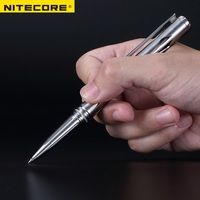 NITECORE NTP20 Self-defense Multi-Functional Titanium Alloy Tactical Pen Ergonomically Tungsten Steel Tapered Tip