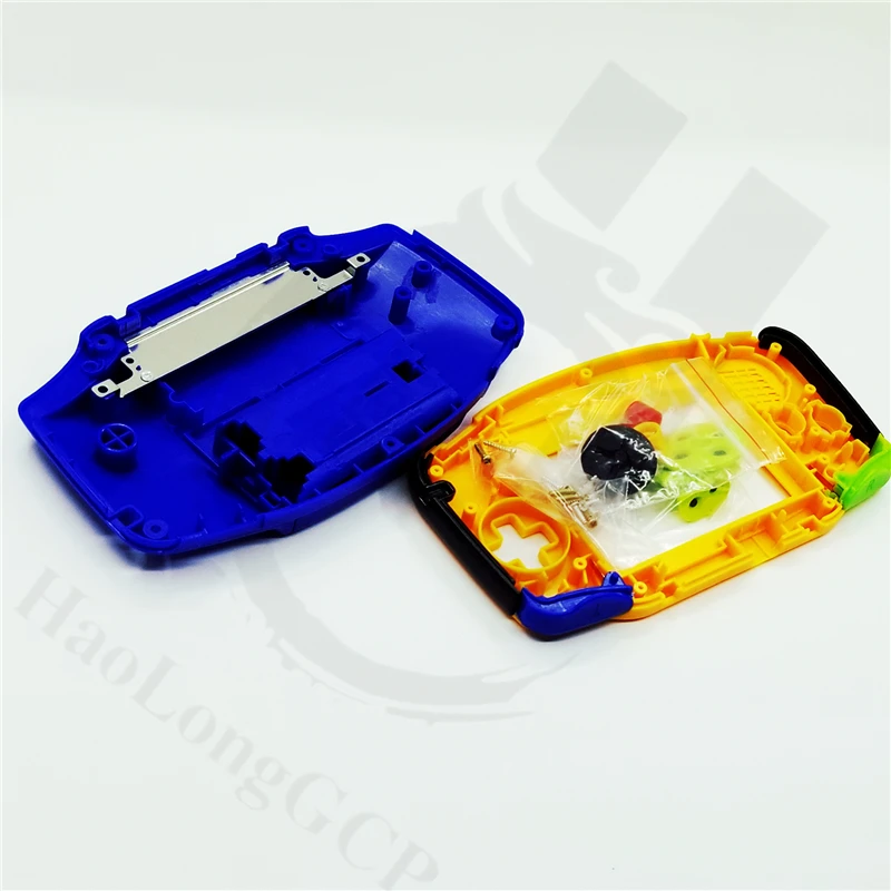 Great repair fix replacement DIY Case for gba Limited Edition Yellow Blue Version Shell for For gameboy advance