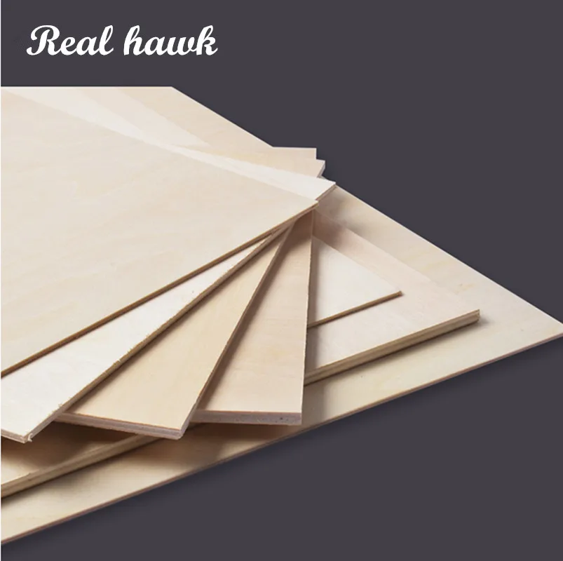 A3 size 420x297mm 0.5-3mm super quality Aviation model layer board Birch plywood plank DIY wood model materials