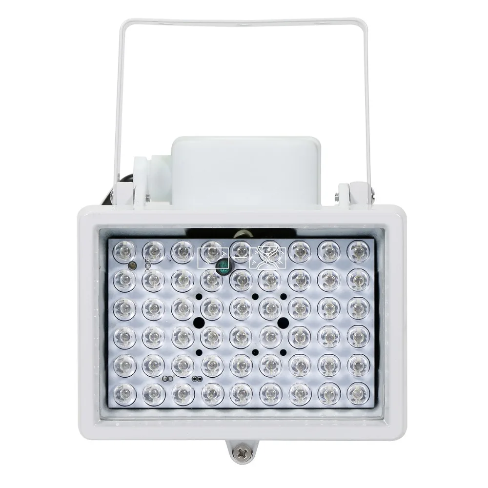AZISHN CCTV 54 LED 12V 8W Night Vision IR Infrared Illuminator lamp Auxiliary lighting outdoor cctv fill light For CCTV Camera