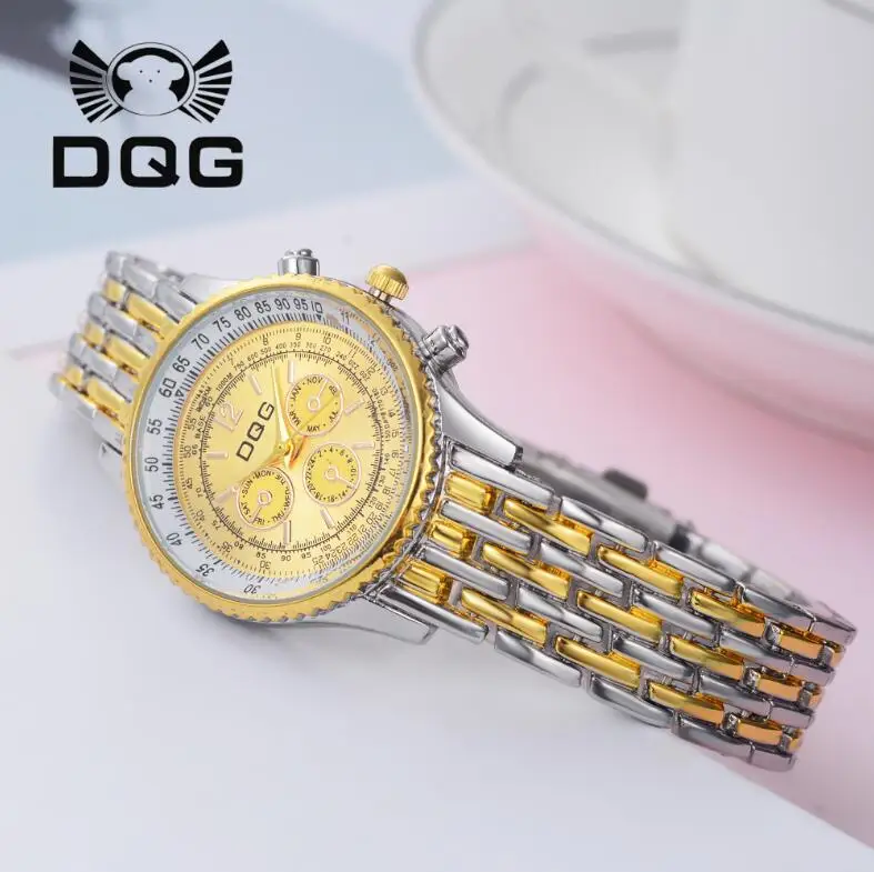 2023 New GUOTE Luxury Brand Gold and Silver Elegant Casual Quartz Watch Women Stainless Steel Dress Watches Relogio Feminino Hot