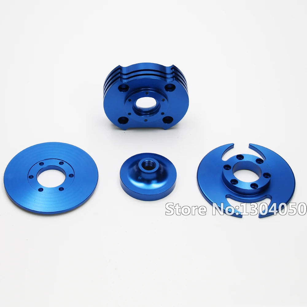 PERFORMANCE 44MM BIG BORE TOP END KIT FOR ATV POCKET BIKE 49CC 2 STROKE STAGE 3 BLUE NEW