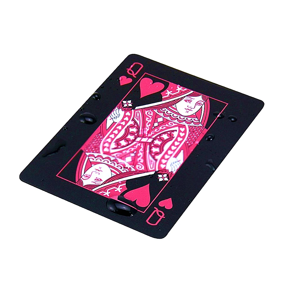 Waterproof Poker Playing Cards PVC Deck Of Card Great Gift For Family Party BBQ Game Card Games