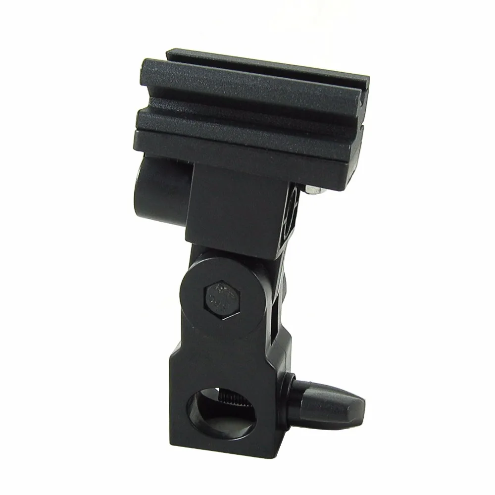 DSLRKITแฟลชร่มรองเท้าที่ใส่ขาตั้งไฟหมุนยึดB