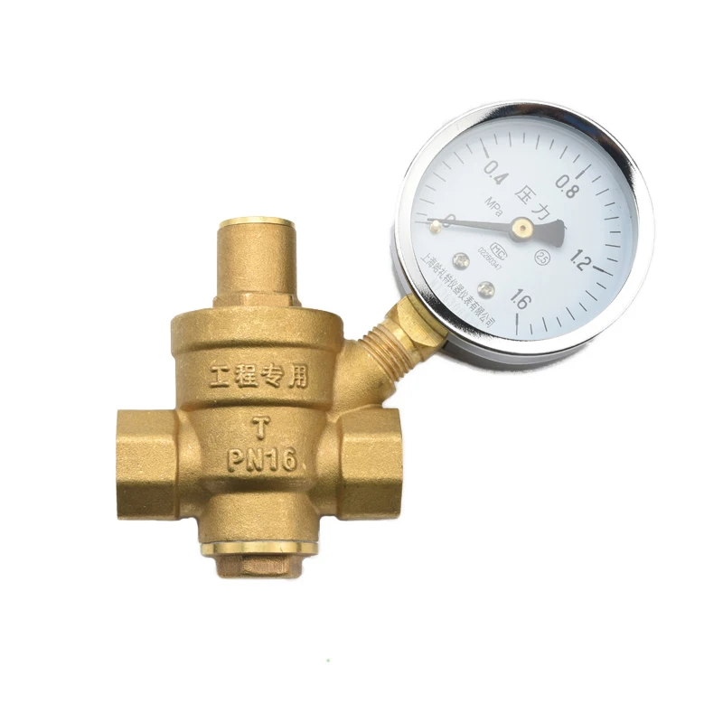 

Water Pressue Reducing Valve Mayitr Adjustable Brass Pressure Reducing Regulator Valves With Gauge