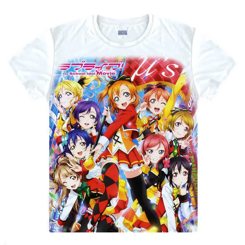 lovelive T-Shirt Kotori Minami Shirt Fashion printed t-shirts Anime Collection kawaii dress summer t-shirts Japanese Anime A