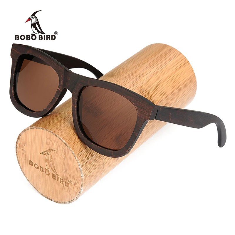 BOBO BIRD Polarized Sun Glasses Retro Men and Women Luxury Handmade Wood Sunglasses for Friends as Gifts AG005b Dropshipping OEM