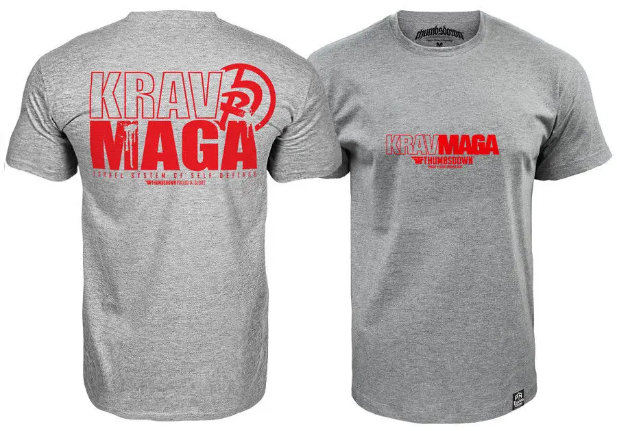 2019 New Fashion Brand T Shirt Fashion Krav Maga ! Trainer, Casual Wears! Homme Tee