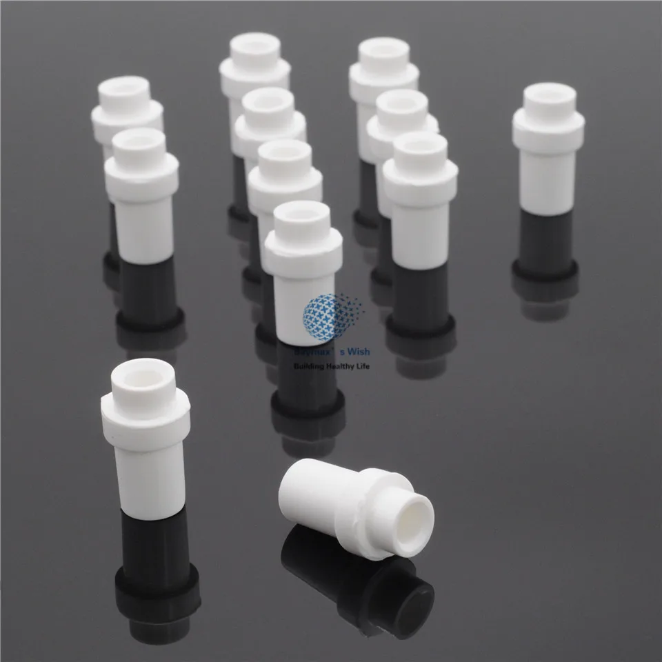 12Pcs/lot Oral Saliva Ejector  Rubber Evacuation Valve Adapters Tips Dental Lab