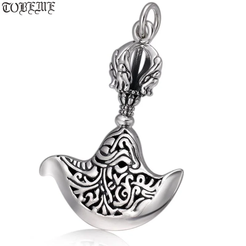 

NEW 100% 925 Silver Necklace Pure Silver Tibetan Vajra Knife Pendant Necklace Buddhist Dorje Knife Amulet Pendant Necklace