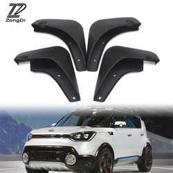 ZD Car Front Rear Mudguards For 2010 2011 KIA Soul Accessories Mudflaps Car-styling Fenders 1Set Splash Guard 4Pcs Mud Flaps