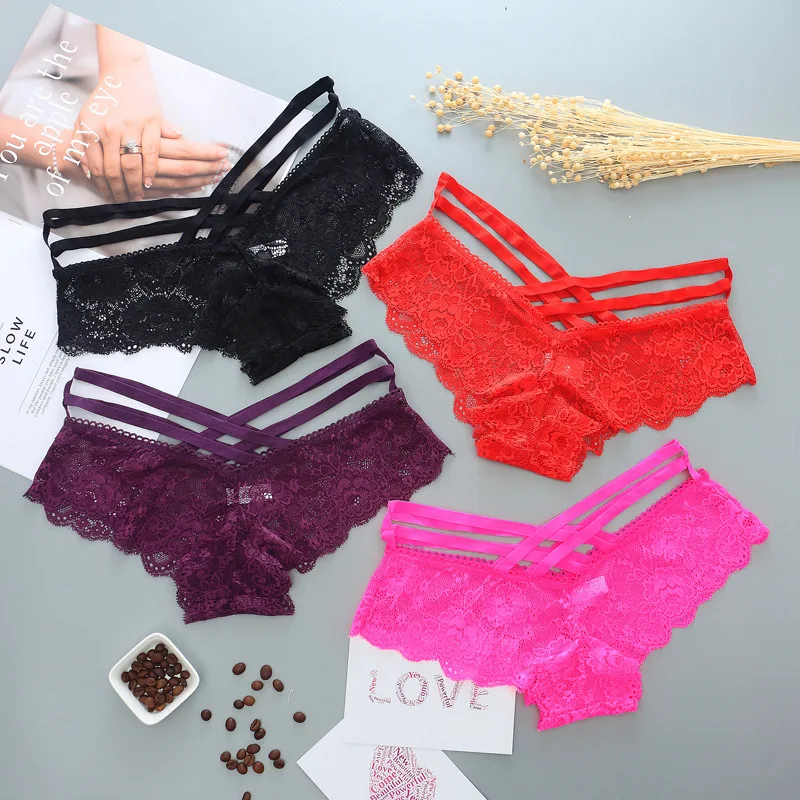 7color Gift beautiful lace leaves Women's Sexy lingerie Thongs G-string Underwear Panties Briefs Ladies T-back 1pcs/Lot dzk23