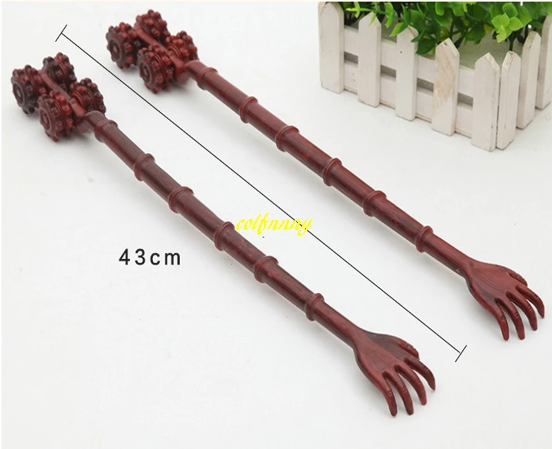 

200pcs/lot Fast shipping Back Scratcher Scratching Massage Plastic claw Backscratcher Hackle Massager With roller