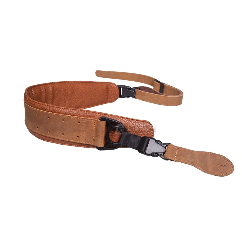 

MoonEmbassy Genuine Leather Electric Guitar Strap Belt Adjustalbe Acoustic Guitarra Straps Accessories Free Shipping