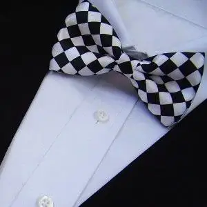 2019 männer Bowties Muster fliege Checker schmetterling