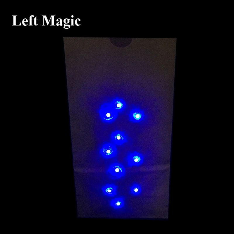 Bag O Lites Light Up ( Include Finger ) Light Magic Tricks Red/Blue Light For Close Up Magic Toy Mentalism Bar Show Illusion