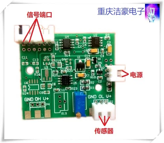 

Methane CH4, Flammable Gas (hydrocarbon), Signal Processing Board, Analog Voltage Output