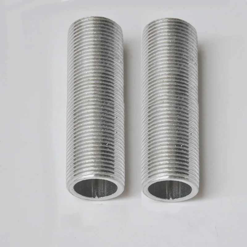 

1pcs M8 Lamp Screw Bolts 10mm Diameter Tooth Tubes Zinc Alloy 80mm-100mm Length Lighting Male Thread Tube