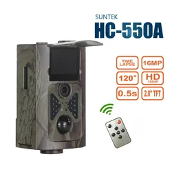 Câmera de caça sem fio, 16mp, 1080p, vigilância da vida selvagem, câmeras de visão noturna, hc550a, 1080p, 16mp, rastreamento de armadilha fotográfica