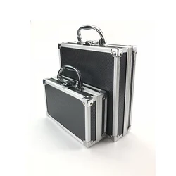 Caja de Herramientas de aleación de aluminio, estuche de almacenamiento portátil, organizador de equipaje de viaje, caja de seguridad