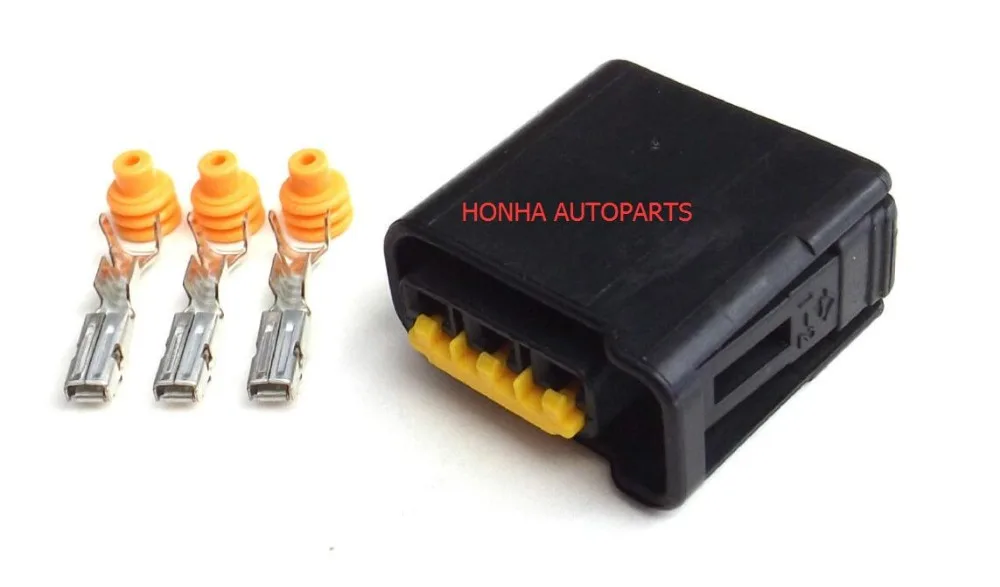 Free Shipping for Furukawa FW 090 3 Pin Female Connector  FW-C-D3F-B  For Subaru Ignition Coil Connector for Impreza WRX Sti