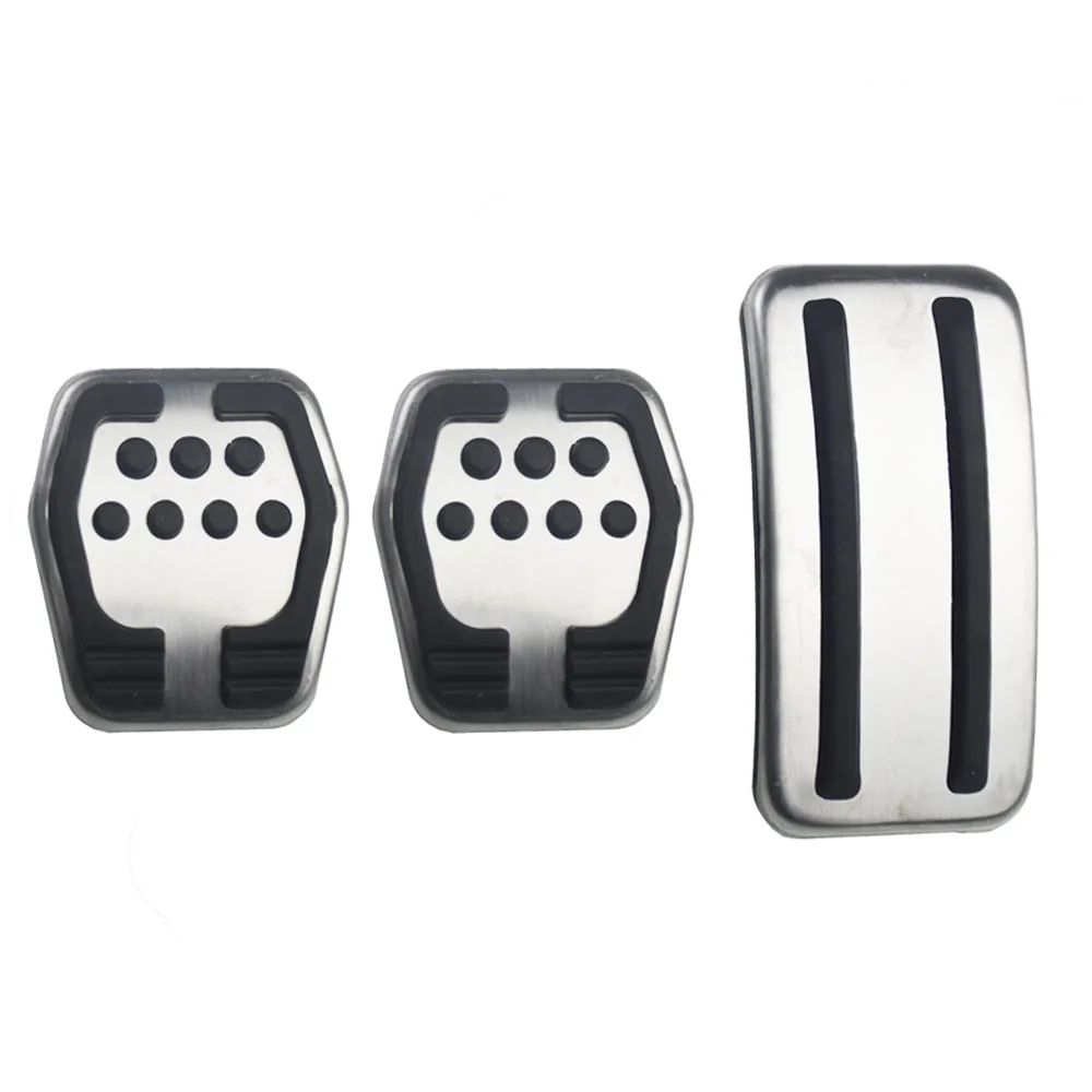 Car-Styling Car Stainless Steel Car Pedal Pads Cover For Ford Focus 2 MK2 Focus 3 MK3 2005-2016 Car Styling Auto Accessories