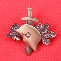 Sword hat enamel pin cross brooch flower badge gold vintage patriotic jewelry men shirts jacket accessories