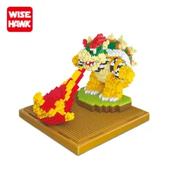 Mini Building Blocks Cartoon 3D Animals Model Educational Games Figures Bricks Toys for Children