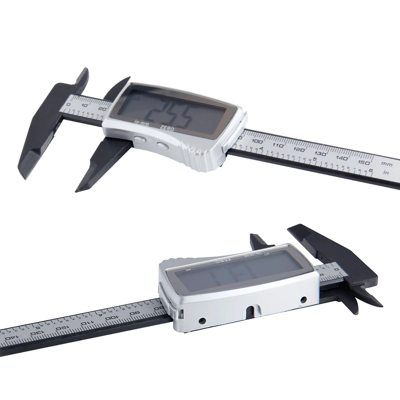 RUITOOL-calibrador Digital Vernier, herramientas de medición con pantalla LCD grande de 0-150mm/0,1mm, mm/pulgada