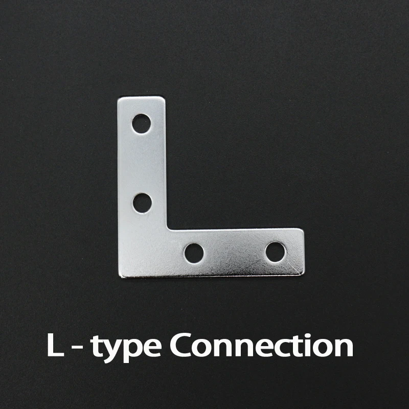 Hotsale 2020 L type T type cross plate aluminum connector EU standard 20/30/40 series industrial Aluminum Profile Accessories 3D