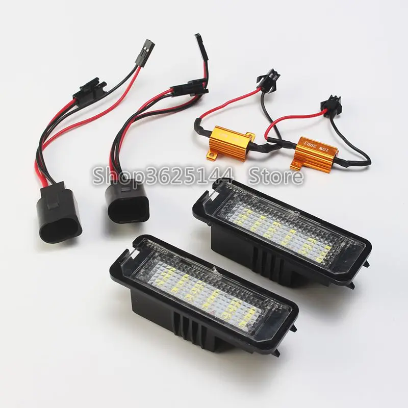 

2PCS/Set LED Number License Plate Light For Porsche Cayenne Carrera Boxster Cayman 911 Turbo Canbus tail Bulb Replacement