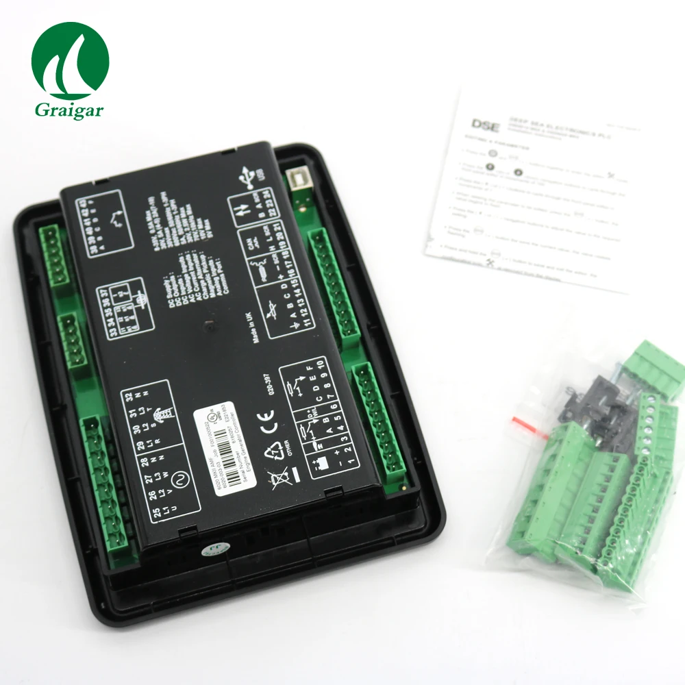 Original Deep Sea DSE6020MKII Generator Controller Auto Mains (Utility) Failure Control Module Genset Parts DSE6020