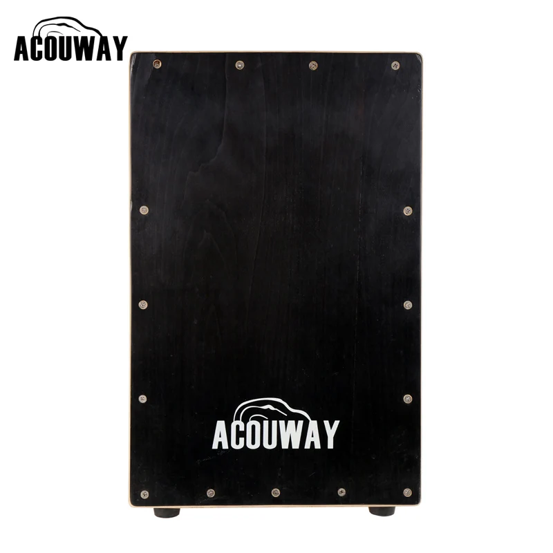 

ACOUWAY cajon drum box Hand Drum Birch Plywood with adjustable string effect rubber feet for adult size 30X31X48(CM)