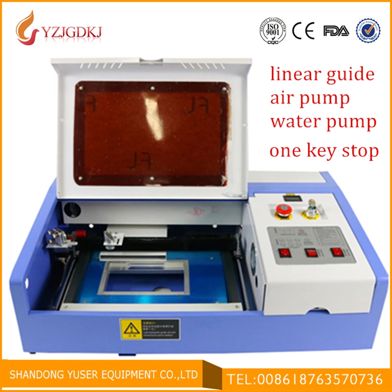 3020 50W mini laser engraving cutting machine Mini laser engraving machine engraving machine