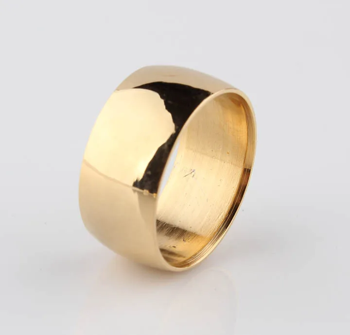 10mm Never Fading Classic Engage Wedding Steel Rings for Men And Women Jewelry