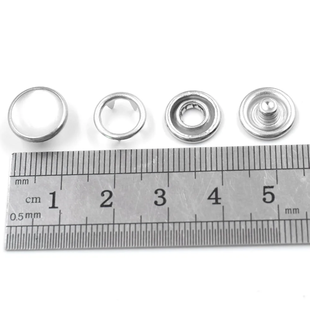 Ipomoea snaps Metal buttons Spray paint Snap Rivet Children\'s clothing buttons Snap Button 7.5mm 9.5mm 11mm 15mm snap dies