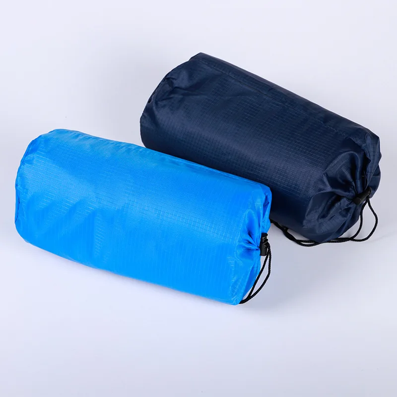 Inflatable Mat Air Mattress Outdoor Camping Sleeping Pad with Pillow Foldable Cushion Sofa Bed Daybed Sponge Sunbed 1 2 3 Person