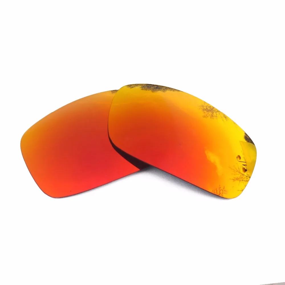 Orange Red Mirrored Polarized Replacement Lenses for X Squared Sunglasses Frame 100% UVA & UVB