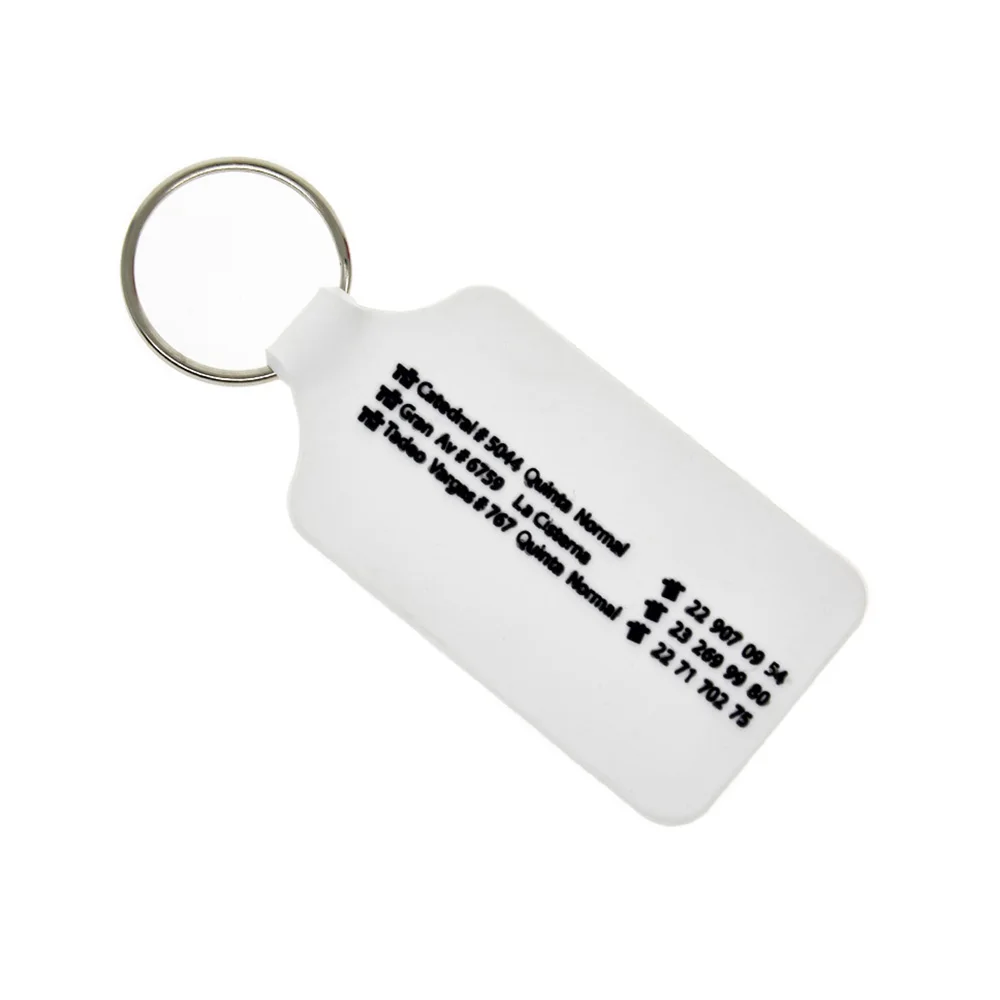 Beidseitiges Logo, individuelles Design, weicher PVC-Schlüsselanhänger für Werbegeschenke – Detail 2