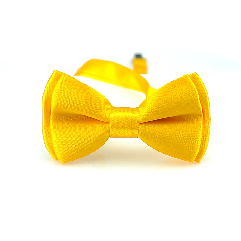 Bow Tie & Elastis Suspender Set Kawat Gigi dan Butterfly Fashion Anak Anak Boys Gadis Neon Kuning Emas Celana Celana Pemegang gallus