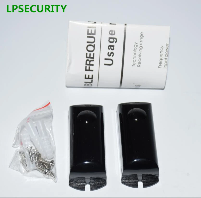 LPSECURITY IP55 Multi-Frequency 15m barrier gate, gate opener Beam Sensor, Safety beam, Photo Sensor, IR Beam Detector