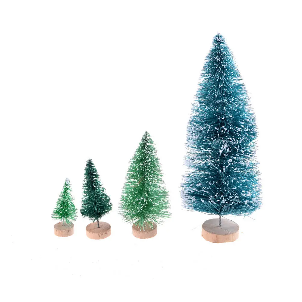 حار DIY البسيطة عيد الميلاد شجرة صغيرة الصنوبر شجرة وضعها في سطح المكتب ديكور المنزل عيد الميلاد حزب الديكور الاطفال هدايا للمنزل عيد الميلاد