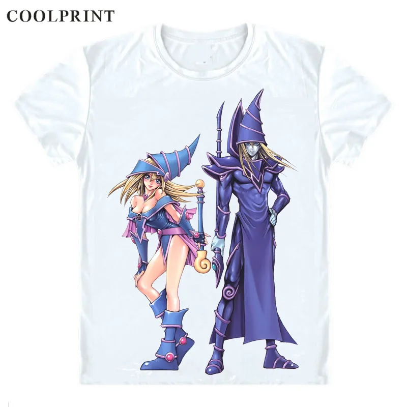 Dark Magician Girl Black T Shirt Duel Monsters Yu-Gi-Oh King of Games Casual TShirt Premium T-Shirt Printed Short Sleeve Shirts