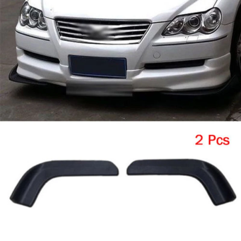 2X Car  Bumper Spoiler Twist AntiScratch Splitter Diffuser SUV ABS Front Useful