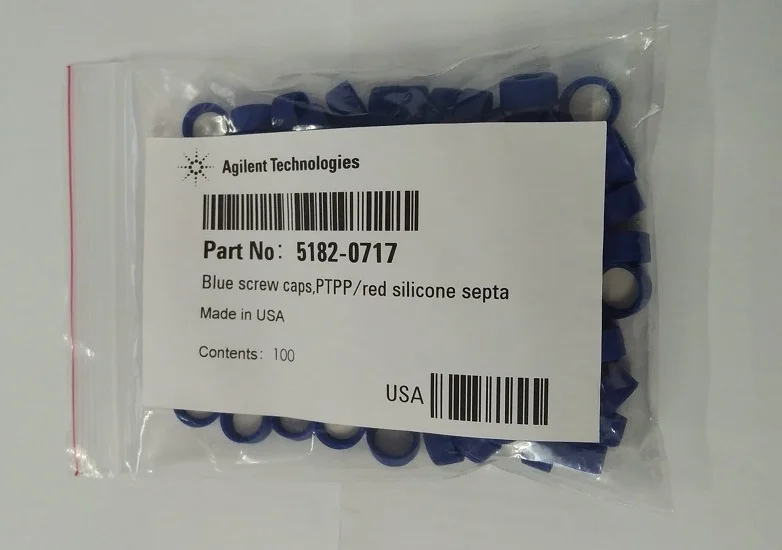 For Agilent Sample Bottle Cap Pad 2ml 5182-0717 100 Packs New