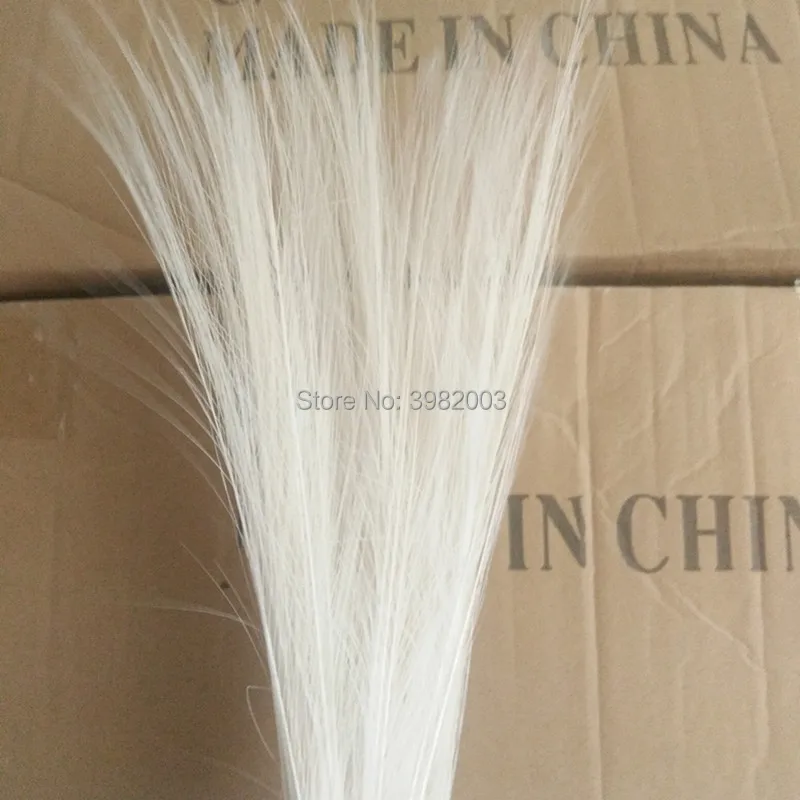 50pcs rare pure white egret feather silk 10-25 cm/ 4-10 inch collected decorative accessories egret feather silk