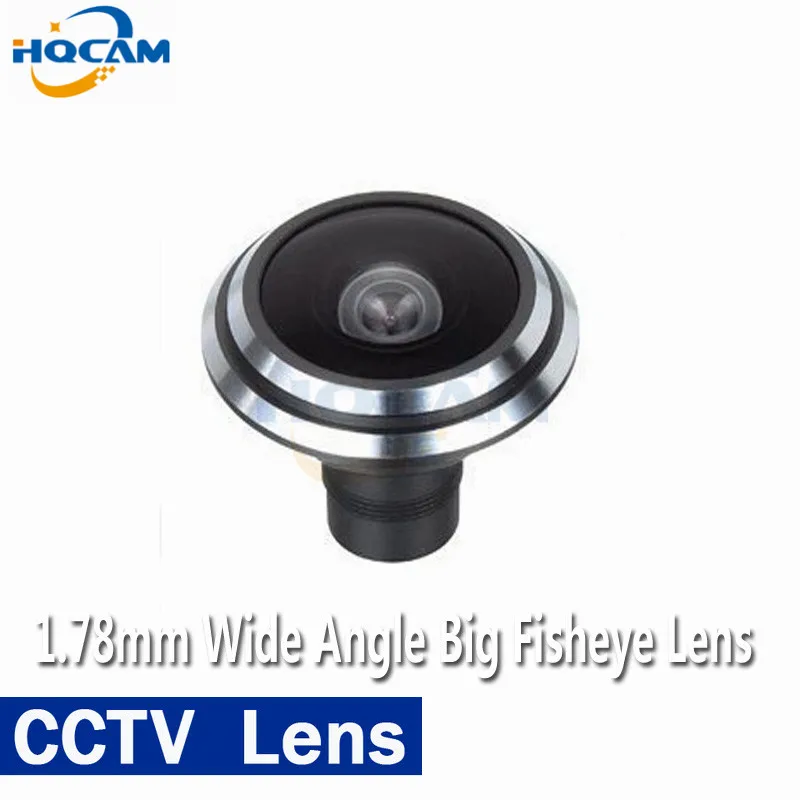 HQCAM duża ilość bezpieczeństwa szerokokątny obiektyw 5MP 1.66mm 1.8mm 1.78mm 182 stopni obiektyw szerokokątny do IR kamera telewizji przemysłowej